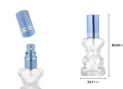Sprej bočice za parfeme 10mL u obliku mede, u 3 boje-dimenzije_slike