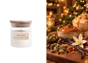 Mirisna sojina sveća „Feliz Navidad” sa pamučnim fitiljem (110 g)-slika_proizvoda