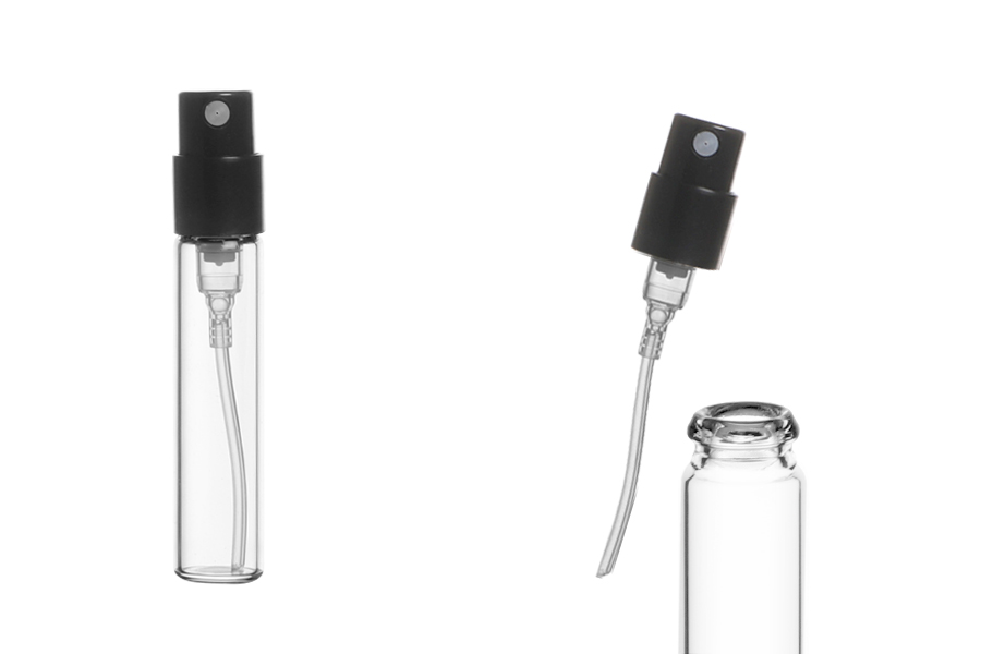 Staklena tester bočica za parfeme 2,5mL, sa sprejom - 100 kom-slika_proizvoda