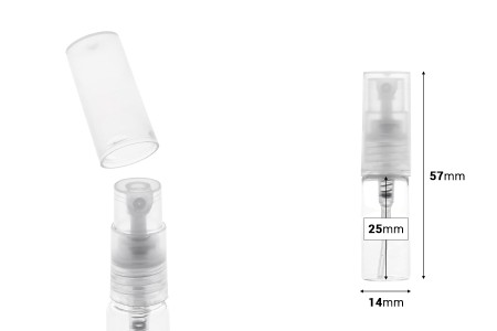 Staklena bočica od 3 mL sa sprejom i plastičnim poklopcem-dimenzije_slike