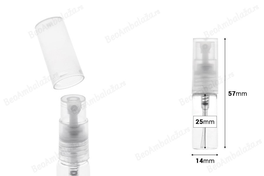 Staklena bočica od 3 mL sa sprejom i plastičnim poklopcem-dimenzije_slike