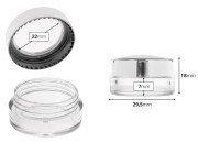 Providna akrilna teglica od 5 ml sa poklopcem - 12 kom.-dimenzije_slike