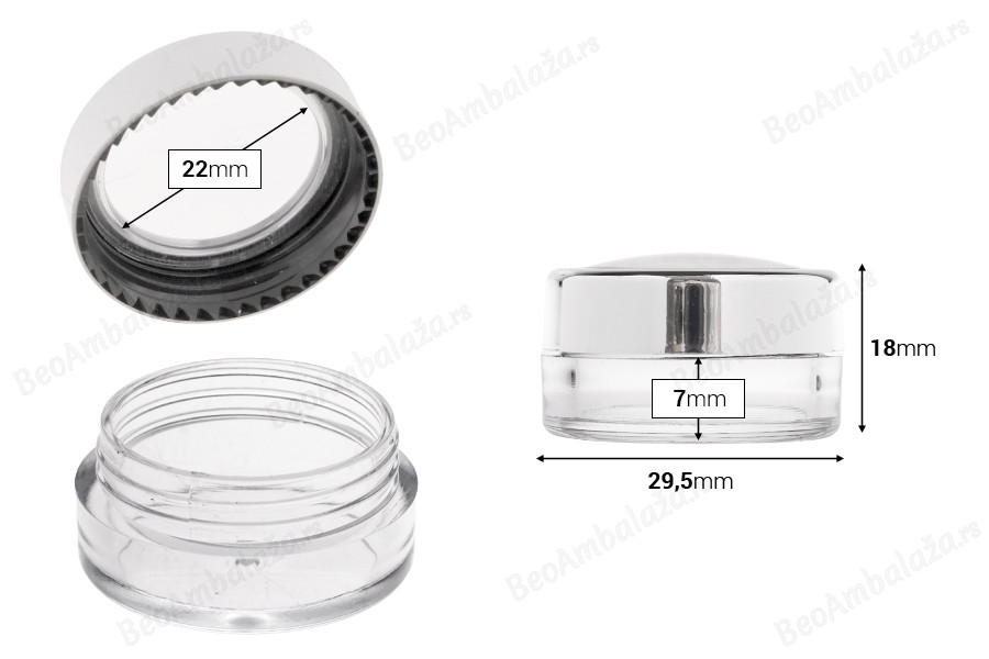 Providna akrilna teglica od 5 ml sa poklopcem - 12 kom.-dimenzije_slike