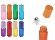 Staklena bela roll-on bočica 10mL sa metalnom kuglicom-slika_proizvoda