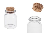 Staklena flašica sa plutanim čepom za poklončiće 15mL, 30x45 mm - 12 kom-slika_proizvoda