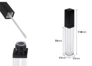 Providna bočica za sjaj za usne 8mL sa crnim zatvaračem - 6 kom-dimenzije_slike