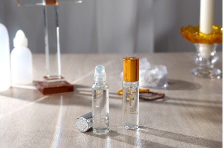 Staklena roll-on bočica 10mL sa staklenom kuglicom, krstom i aluminijumskim zatvaračem - 12 kom-grupa_slika