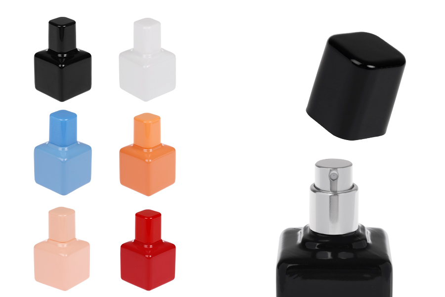 Staklena bočica za parfem 30 mL u raznim bojama sa sprejom i poklopcem-slika_proizvoda