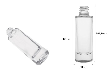 Providna staklena bočica 30mL sa grlom 18/415-dimenzije_slike