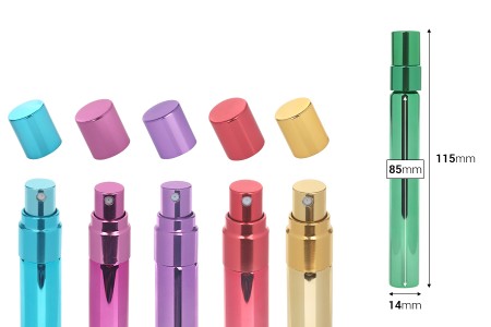 Staklena bočica za testere 10 mL sa aluminijumskom presvlakom i metalnim zatvaračem - 6 kom-dimenzije_slike
