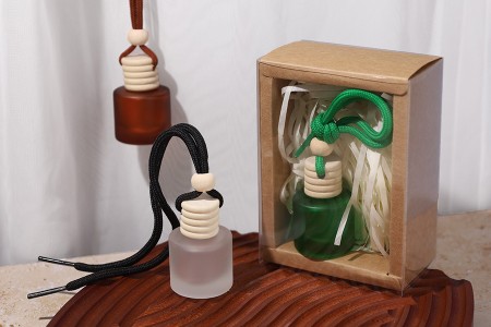 Cilindrična bočica za osveživač automobila 10mL, u mat boji sa drvenim zatvaračem i čepom - 25 kom-grupa_slika