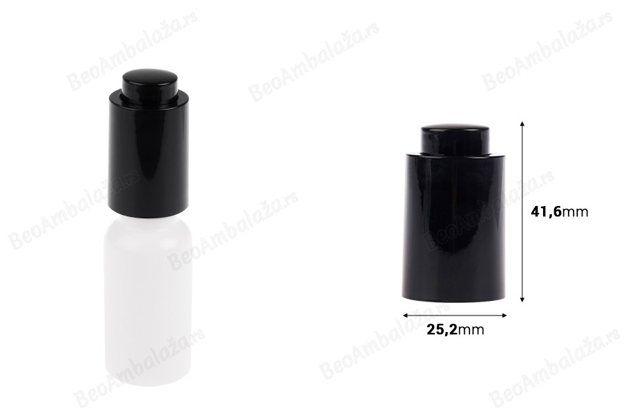 Aluminijumski zatvarač sa dugmetom za pipete od 5 do 100 mL-dimenzije_slike