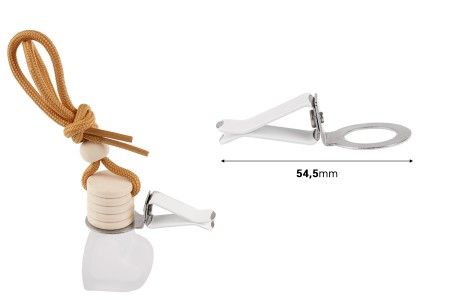 Metalna štipaljka za bočice za osveživač automobila-dimenzije_slike