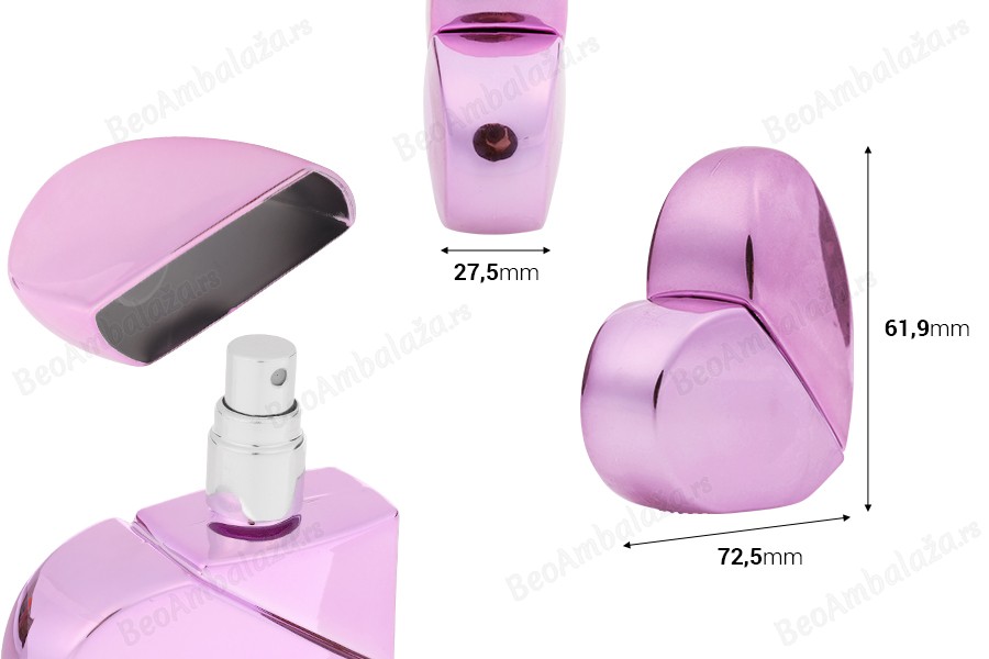 Parfemska bočica 25mL u obliku srca-dimenzije_slike