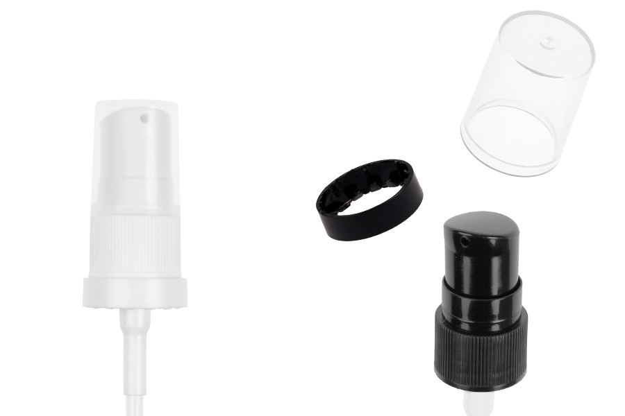 Пластична пумпа за крему 18/410 са сигурносним и провидним пластичним поклопцем-slika_proizvoda