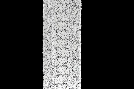Elastična mekana najlonska čipka, širine 210mm - komad je 10 metara-1