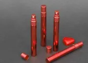 Crvena staklena bočica 10mL za parfem sa aluminijumskom oblogom - 6 kom Crvena staklena bočica 10mL za parfem sa aluminijumskom oblogom - 6 kom