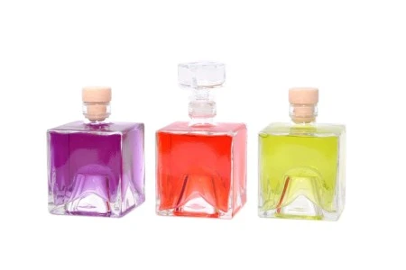 Četvrtasta staklena flaša 500mL-4