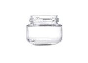 Staklena providna teglica 65mL (za zatvarač T.O.48) - bez zatvarača Staklena providna teglica 65mL (za zatvarač T.O.48) - bez zatvarača