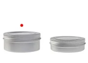 Aluminijumska kutija 150mL sa prozorom na poklopcu u srebrnoj boji - 12 kom Aluminijumska kutija 150mL sa prozorom na poklopcu u srebrnoj boji - 12 kom