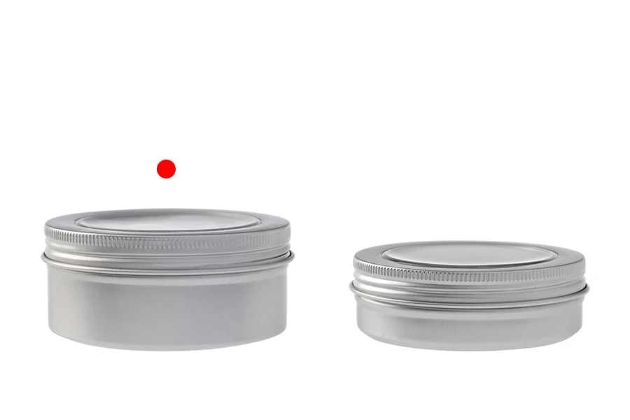 Aluminijumska kutija 150mL sa prozorom na poklopcu u srebrnoj boji - 12 kom Aluminijumska kutija 150mL sa prozorom na poklopcu u srebrnoj boji - 12 kom