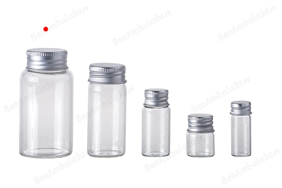 Staklena flašica 70mL sa aluminijumskim zatvaračem - 12 kom-slika_proizvoda