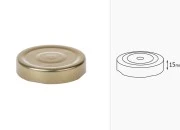 Zatvarač T.O. 63 DEEP zlatni sa flipom - 20 kom-dimenzije_slike