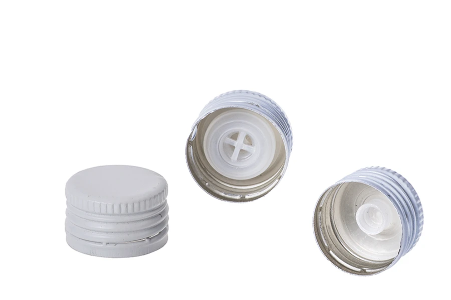 Aluminijumski navojni čepovi PP 24 x 15 sa regulatorom toka i varijantom da se Aluminijumski navojni čepovi PP 24 x 15 sa regulatorom toka i varijantom da se