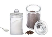 Staklena okrugla tegla 150mL sa staklenim poklopcem i hermetičkim zatvaranjem-grupa_slika