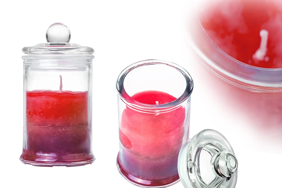 Staklena okrugla tegla 150mL sa staklenim poklopcem i hermetičkim zatvaranjem-grupa_slika