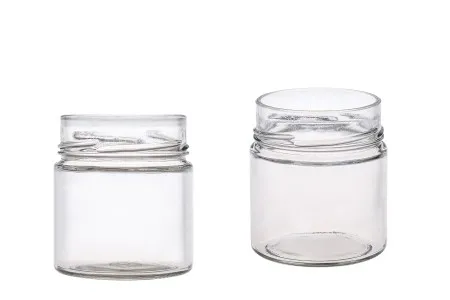 Staklena okrugla tegla 212mL Ergo* (za T.O. 70 Deep zatvarač) - bez zatvarača-1