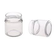 Staklena okrugla tegla 212mL Ergo* (za T.O. 70 Deep zatvarač) - bez zatvarača-dimenzije_slike