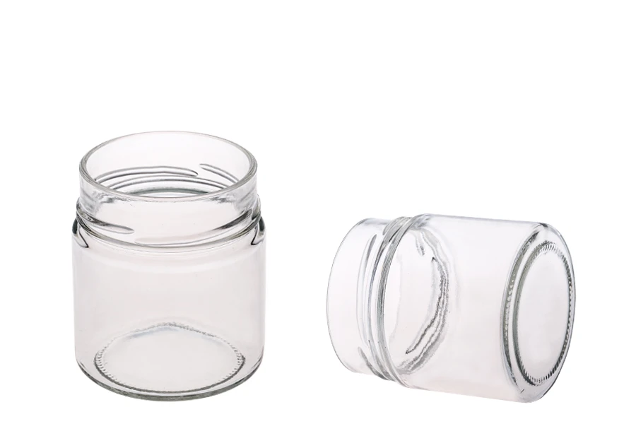 Staklena okrugla tegla 212mL Ergo* (za T.O. 70 Deep zatvarač) - bez zatvarača-dimenzije_slike