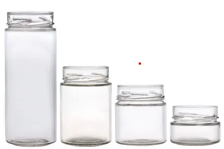 Staklena okrugla tegla 212mL Ergo* (za T.O. 70 Deep zatvarač) - bez zatvarača-5
