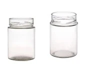 Staklena okrugla tegla 314mL Ergo* (za T.O. 70 Deep zatvarač) - bez zatvarača - 22 kom-slika_proizvoda