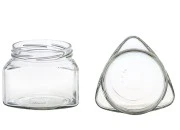 Trouglasta tegla za sos ili med 370mL - bez zatvarača Trouglasta tegla za sos ili med 370mL - bez zatvarača