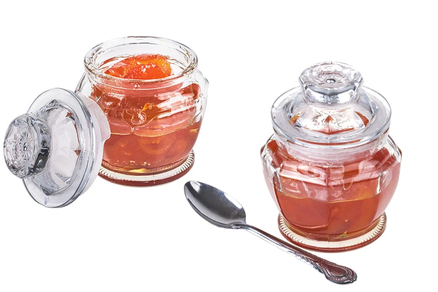 Staklena tegla 180mL sa staklenim poklopcem sa gumicom za hermetičko zatvaranje-