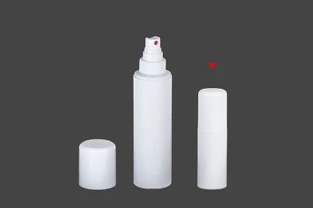 Plastična bela flašica 50mL za lagane masne supstance, sa sprejom i zatvaračem (PP28) - 12 kom-3