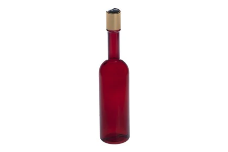 Plastična flašica 250 ml smeđa sa disk top zatvaračem (kapicom)-2
