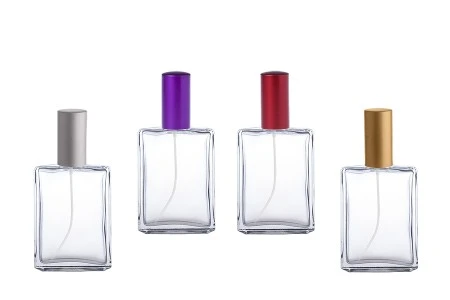 Četvrtasta pljosnata bočica 100mL za parfem, 18/415-4