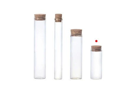 Staklena epruveta sa plutanim čepom 30mL, za poklončiće i dekoraciju-8