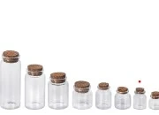 Staklena flašica sa plutanim čepom za poklončiće 15mL, 30x45 mm - 12 kom-grupa_slika