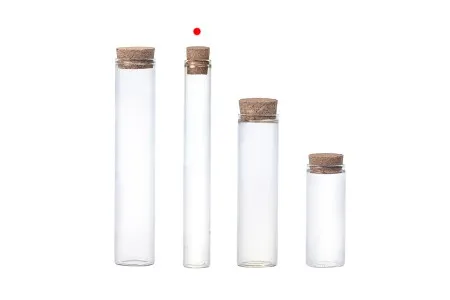 Staklene epruvete sa plutanim čepom 30mL, za poklončiće i dekoraciju - 10 kom-7