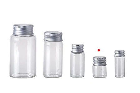 Staklena flašica 5mL sa aluminijumskim zatvaračem - 12 kom-2