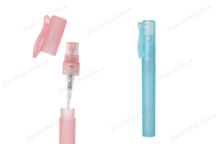Plastična bočica 10mL za parfeme u dve boje - 25 kom-dimenzije_slike