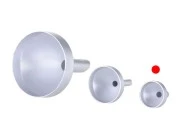 Aluminijumski levak u MAT srebrnoj boji sa prečnikom 17 mm (u donjem delu 4 mm) Aluminijumski levak u MAT srebrnoj boji sa prečnikom 17 mm (u donjem delu 4 mm)