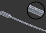 Plastična pipeta 1mL sa mernim oznakama za zapreminu - 100 kom-dimenzije_slike