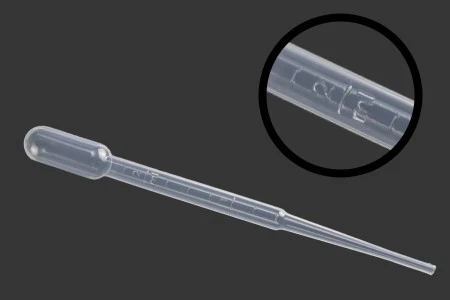 Plastična pipeta 2mL sa mernim oznakama za zapreminu - 100 kom-2