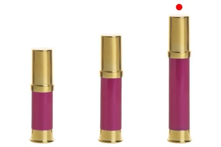 Airless akrilna roze bočica 15mL za kreme - 12 kom-6