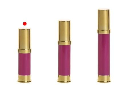 Airless akrilna zlatno-roze bočica 5mL za kreme - 12 kom-6